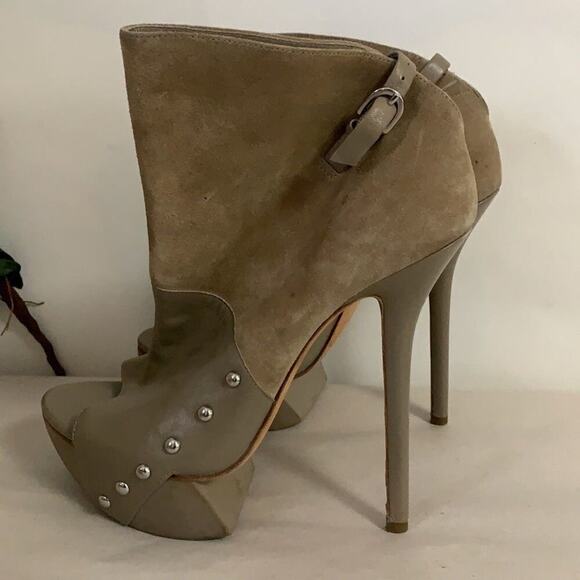 CAMILLA SKOVGAARD LONDON PEEP-TOE PLATFORM ANKLE‎ BOOTIES HEEL SHOES SIZE 40 - Picture 3 of 10